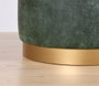 Atelier Del Sofa Luton - Puf de piel de nobuck Verde